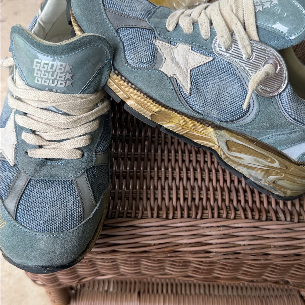 Golden Goose White and Gray Removable Insole 38 DAD-STAR - Picture 5 of 12